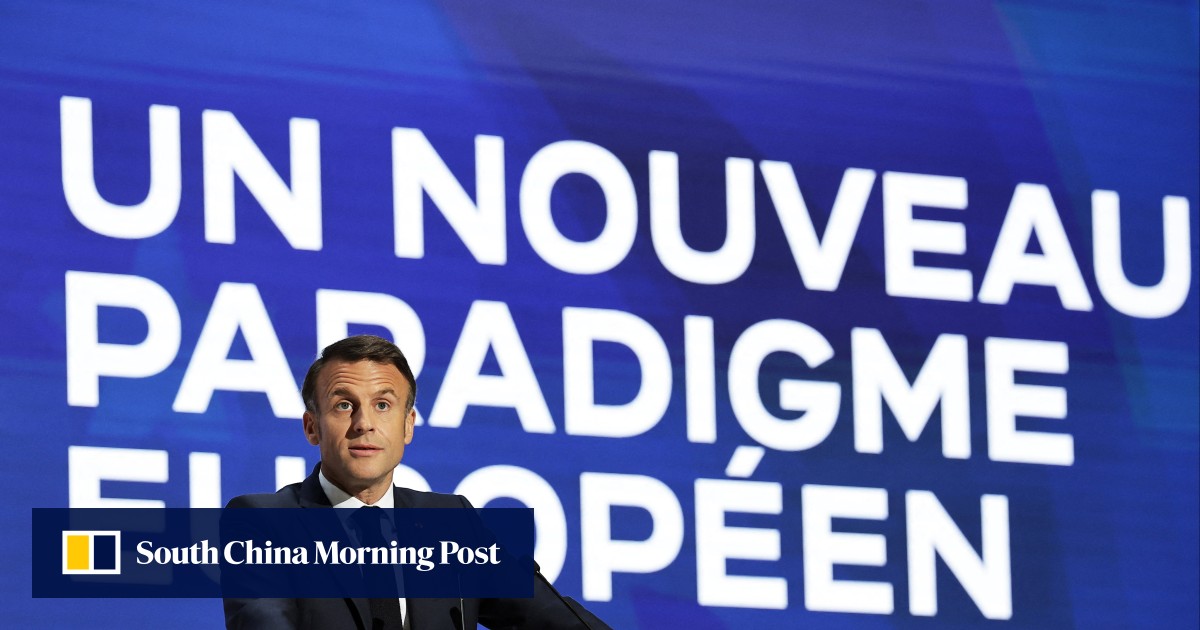 Presiden Prancis Emmanuel Macron memperingatkan ‘Eropa bisa mati’ saat ia menyerukan pertahanan yang lebih kuat