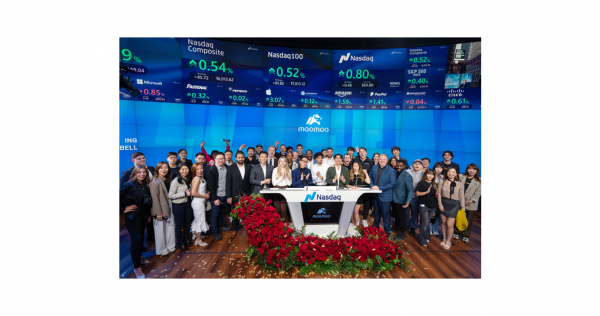 Moomoo Merayakan Kesuksesan dengan Mitra Bisnis di Nasdaq Exchange, Business News
